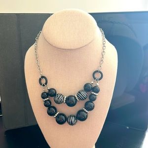 2 Strand Beaded Necklace